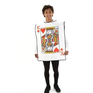 Hauntlook Playing Card King Men Halloween Costume Cool Adult One-Size Body Suit